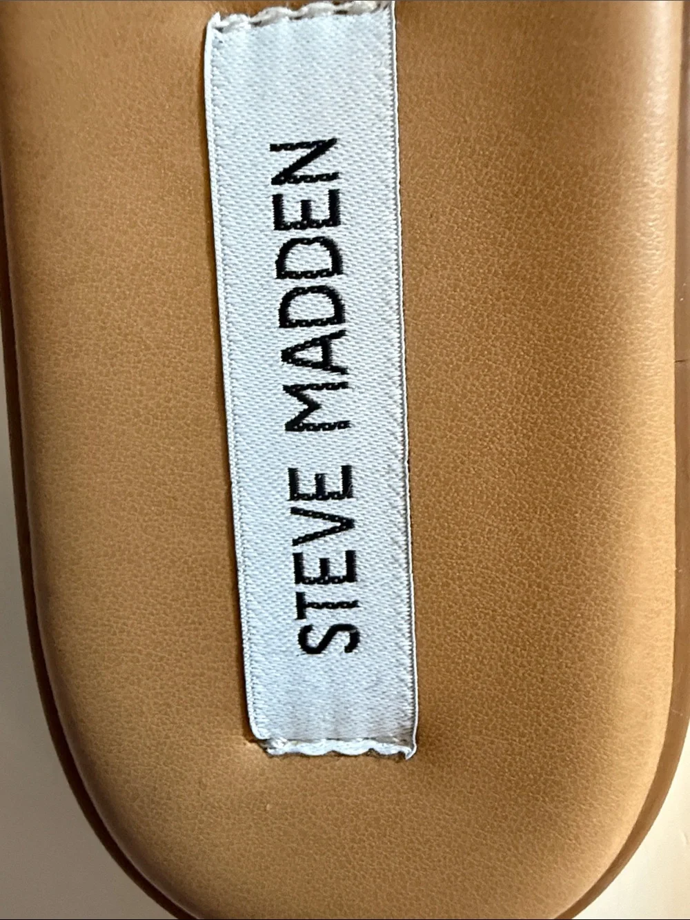 STEVE MADDEN PAISLEE BLACK BRAIDED SLIDE SANDALS, 9